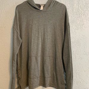 Gray-Green Long Steve Top